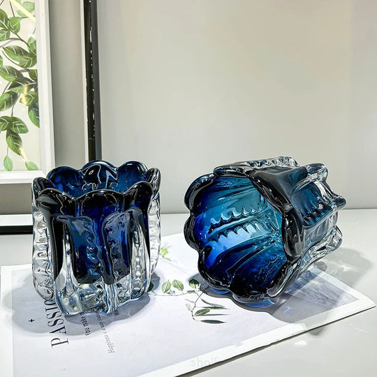 vaso centro de mesa em murano moderno