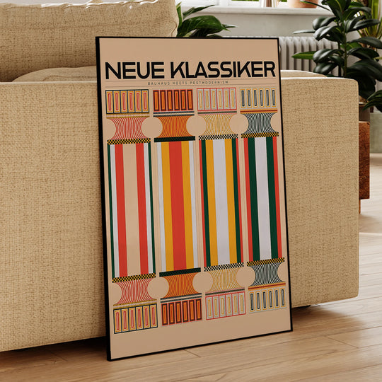 quadro Poster Neue Klassiker decoração de parede bauhaus