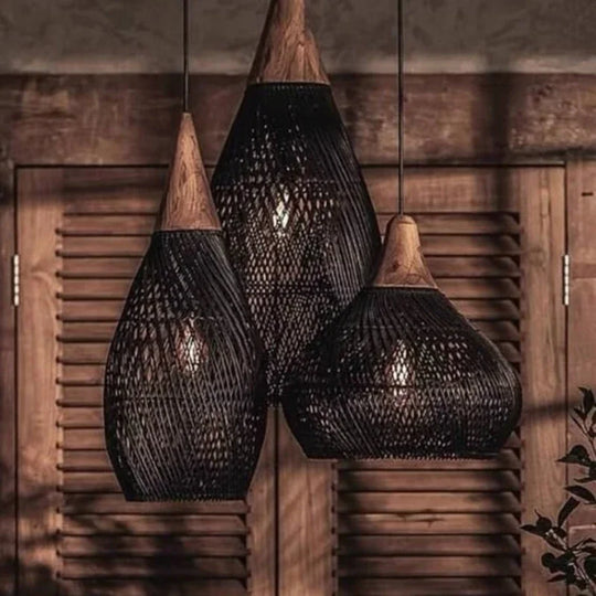 Pendente Rattan Rusty