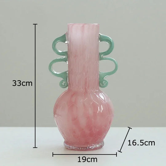 Vaso Decorativo de Vidro Aesthetic 