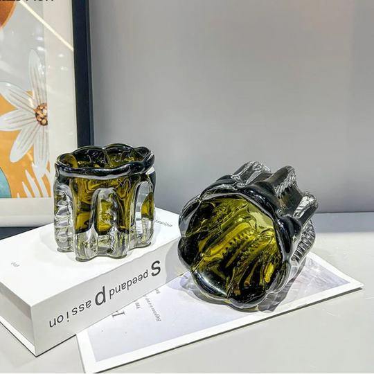 vaso centro de mesa em murano moderno