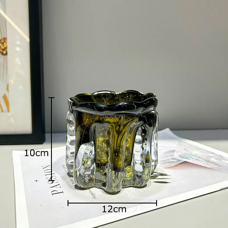 vaso centro de mesa em murano moderno