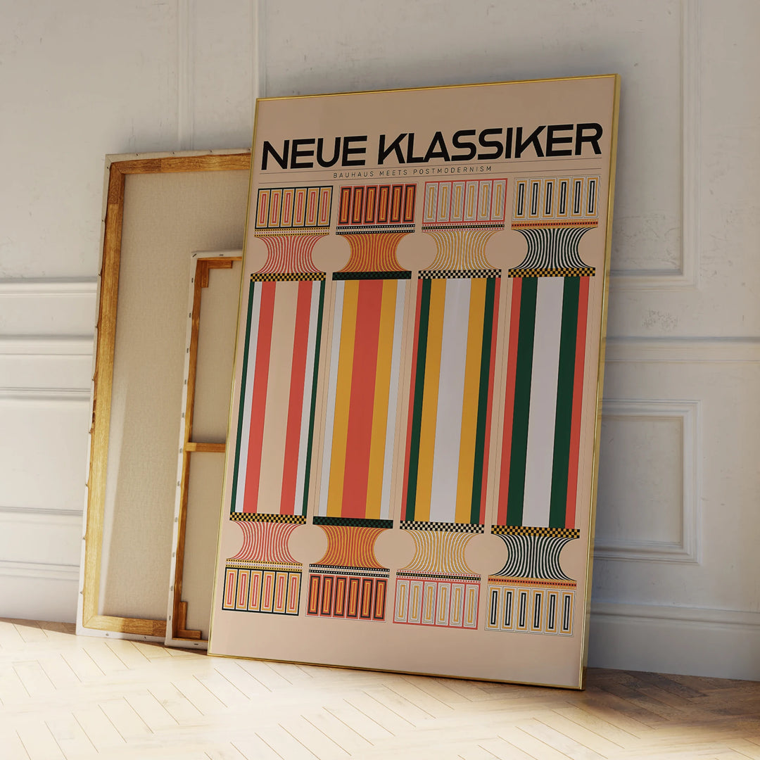 quadro Poster Neue Klassiker decoração de parede bauhaus