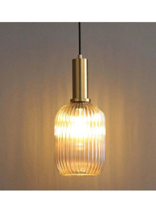 Luminária Pendente de Vidro Retrô