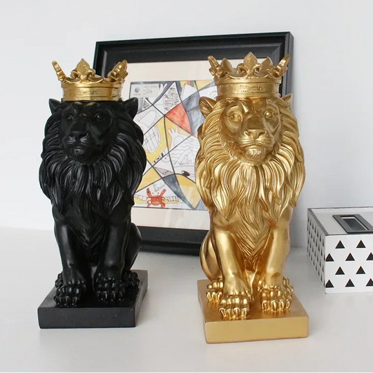 leão decorativo estatueta popbox