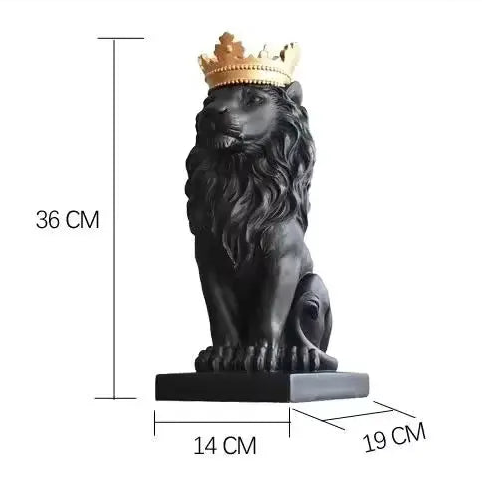 leão decorativo estatueta popbox