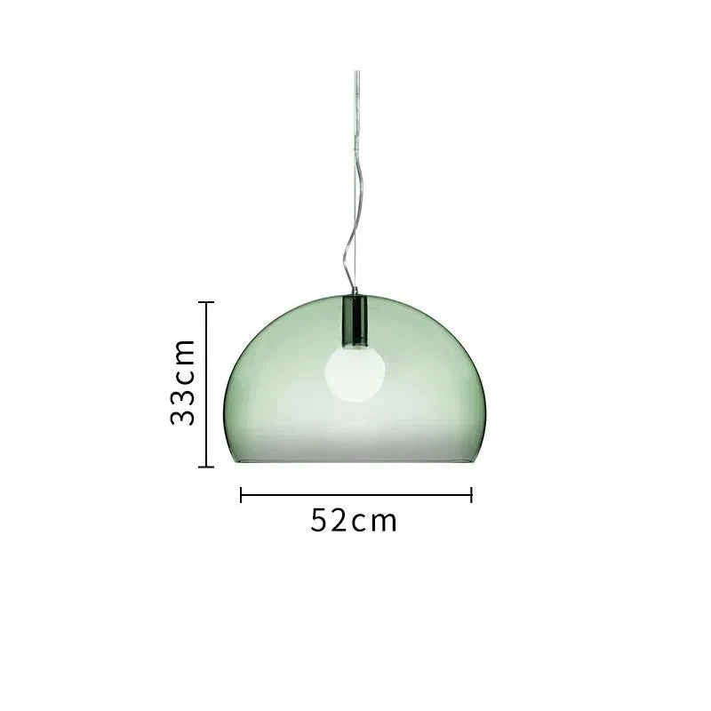 Luminária Pendente Fly Colors: transparência, cor e luz na decoração