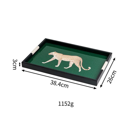 Bandeja Decorativa Leopardo