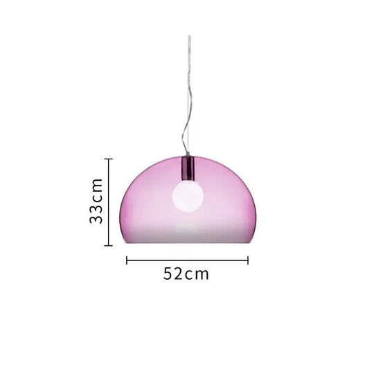 Luminária Pendente Fly Colors: transparência, cor e luz na decoração