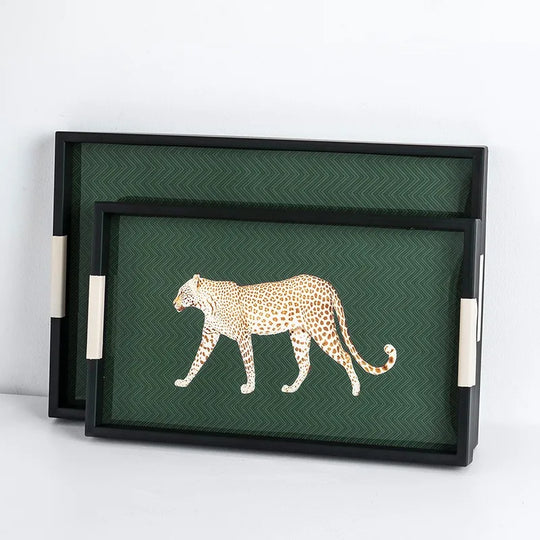 Bandeja Decorativa Leopardo