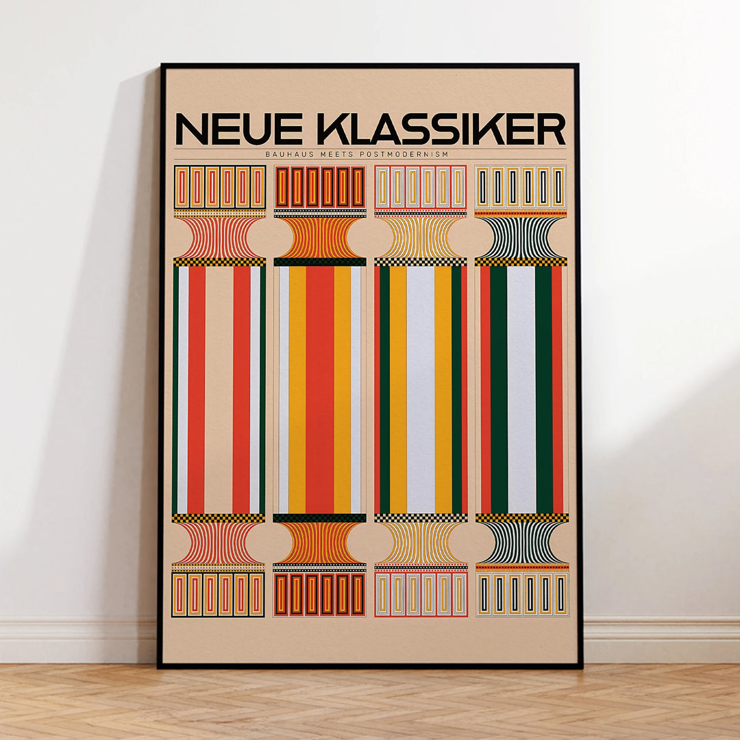quadro Poster Neue Klassiker decoração de parede bauhaus
