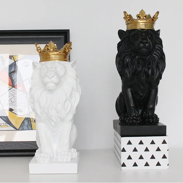 leão decorativo estatueta popbox