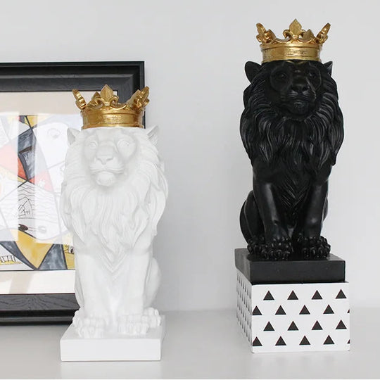 leão decorativo estatueta popbox