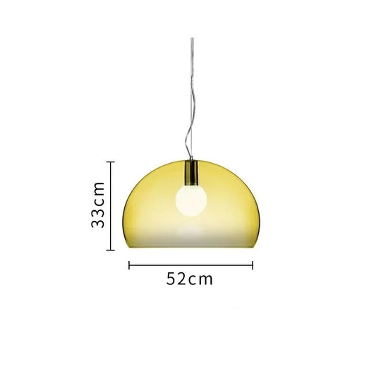 Luminária Pendente Fly Colors: transparência, cor e luz na decoração