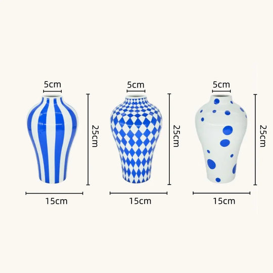 Vaso Ceramic Blue