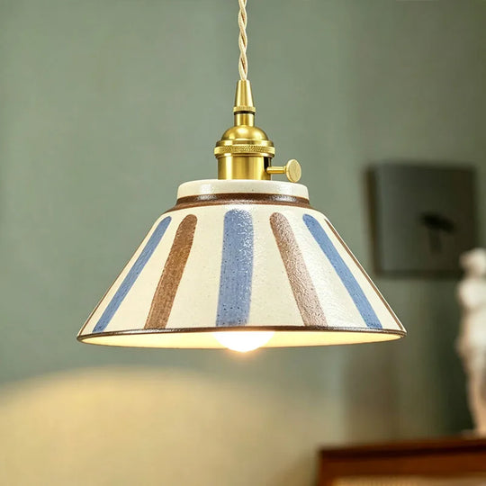 luminária pendente vintage cerâmica - popbox