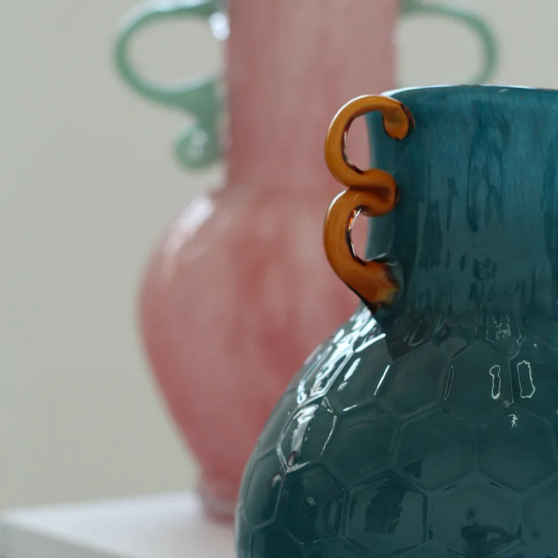 Vaso Decorativo de Vidro Aesthetic 