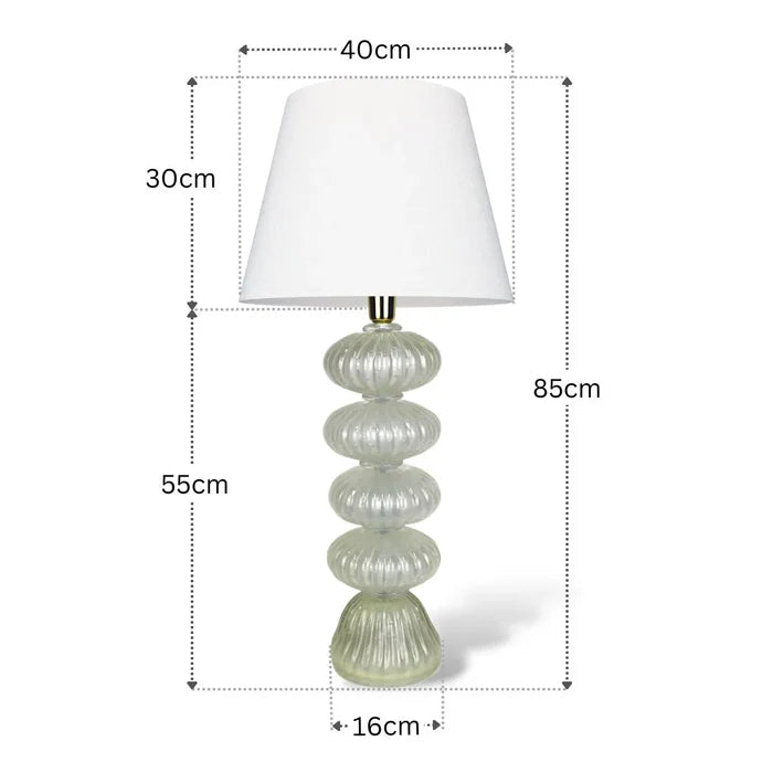 Abajur Murano Crystal White - Popbox Home Design