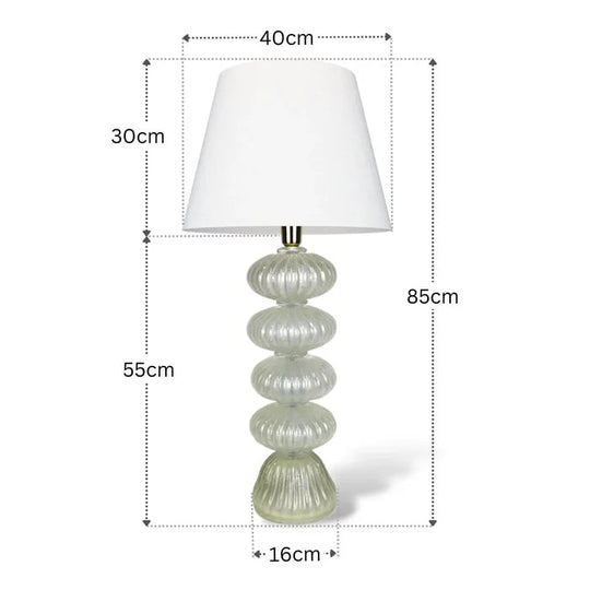 Abajur Murano Crystal White - Popbox Home Design