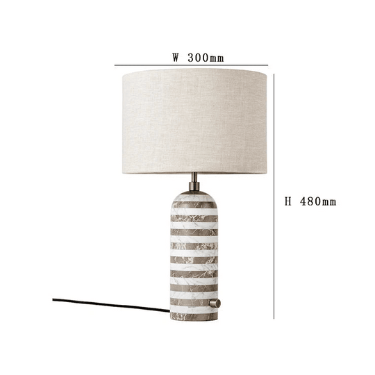 Abajur Stone Touch Listrado - Popbox Home Design