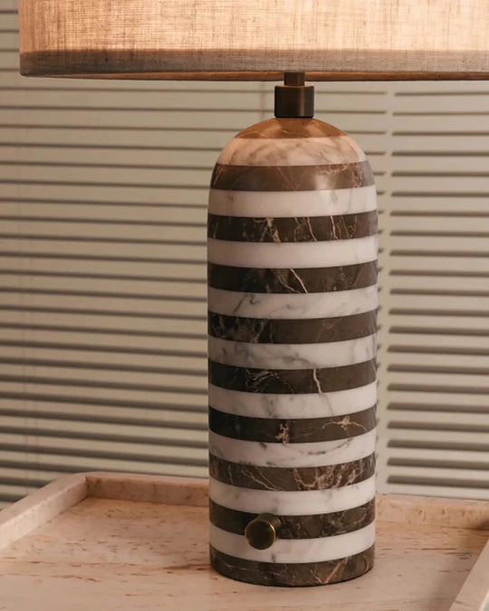 Abajur Stone Touch Listrado - Popbox Home Design