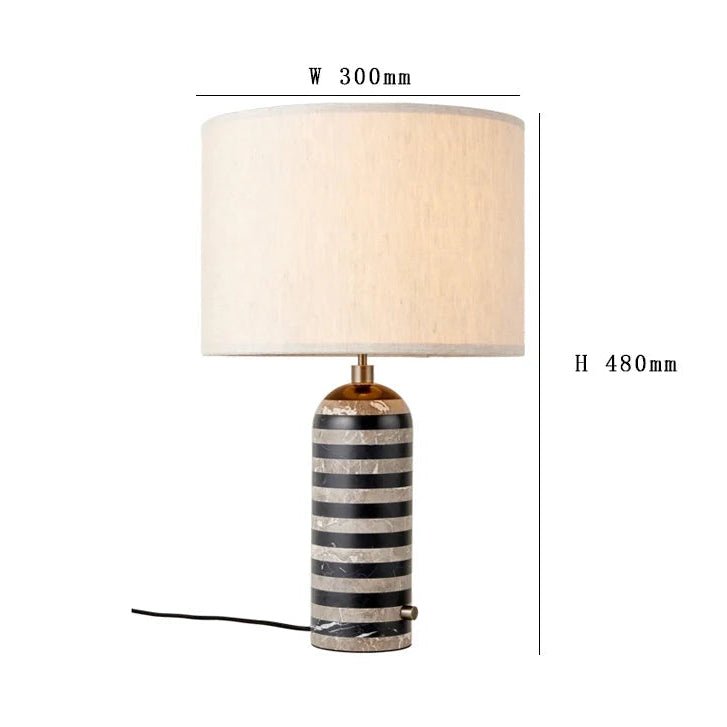 Abajur Stone Touch Listrado - Popbox Home Design