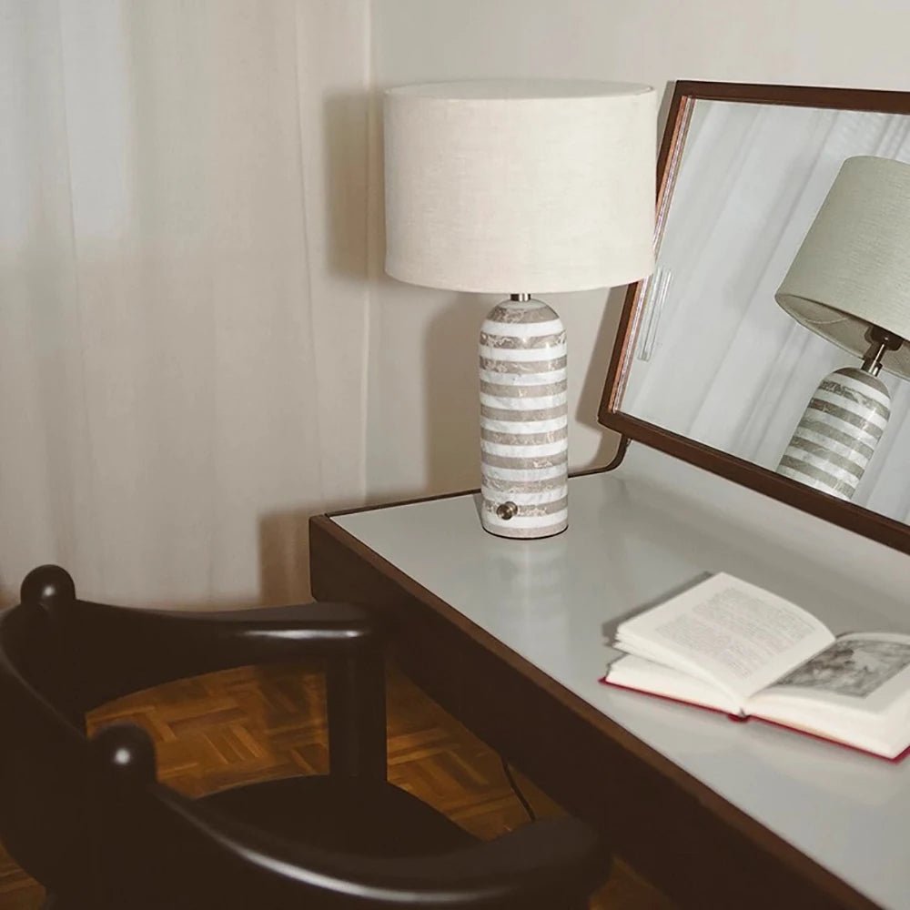 Abajur Stone Touch Listrado - Popbox Home Design
