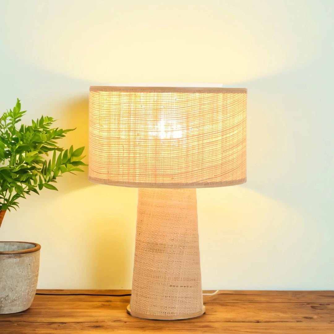Abajur Wabi Raffia - Popbox Home Design
