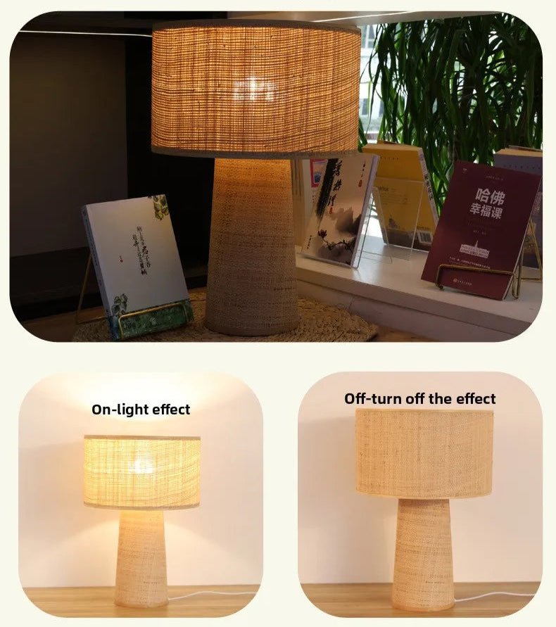 Abajur Wabi Raffia - Popbox Home Design