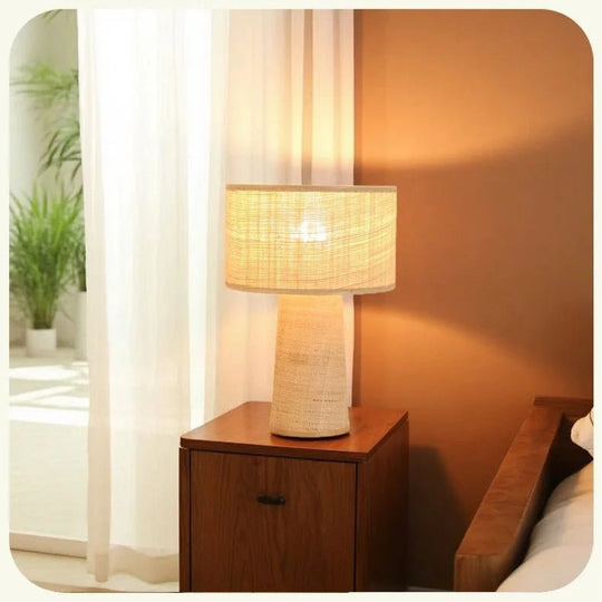 Abajur Wabi Raffia - Popbox Home Design
