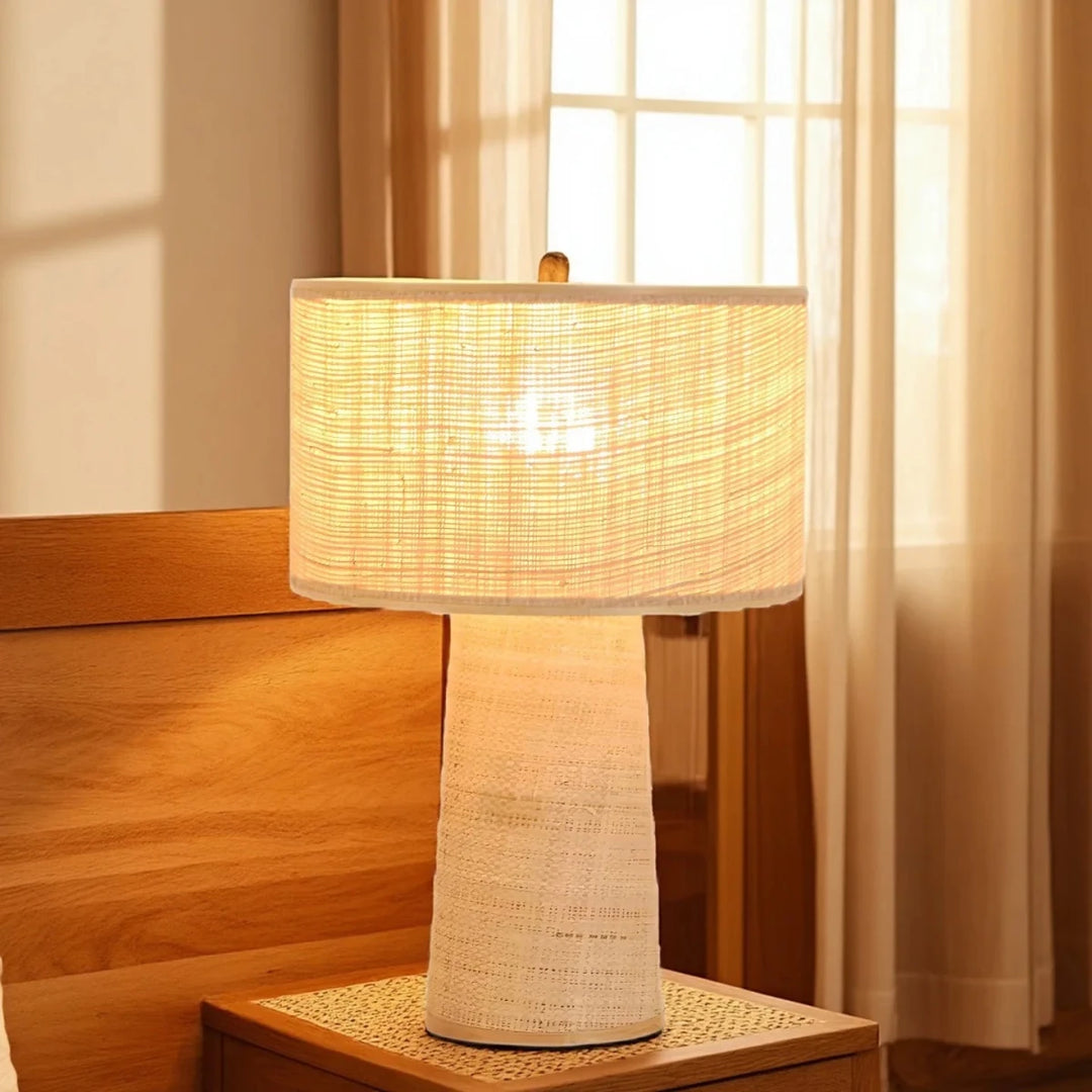 Abajur Wabi Raffia - Popbox Home Design