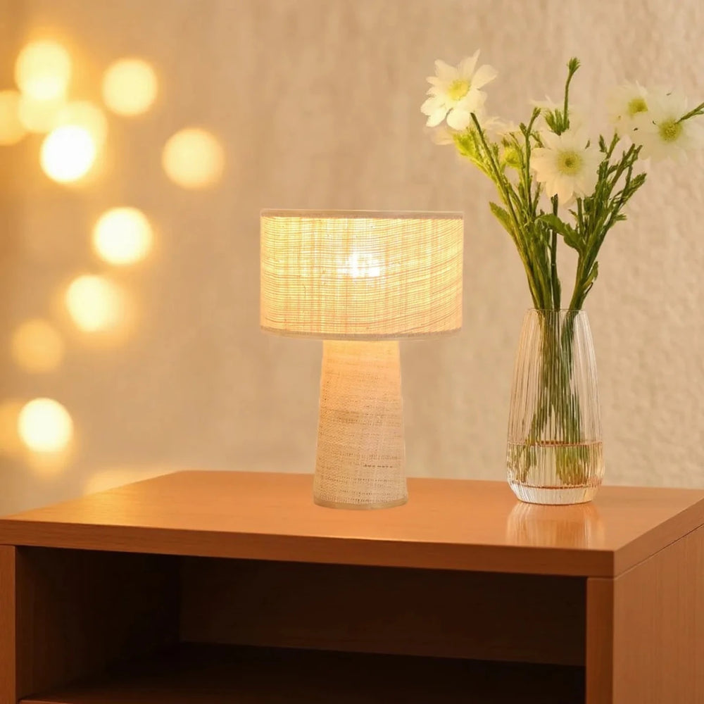 Abajur Wabi Raffia - Popbox Home Design