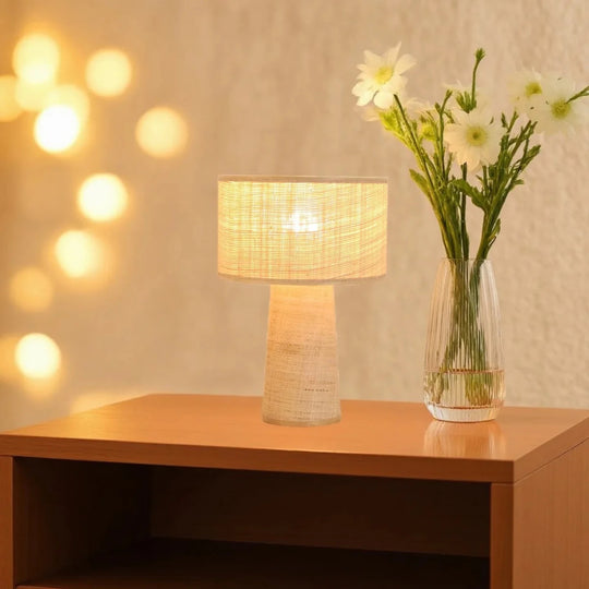 Abajur Wabi Raffia - Popbox Home Design