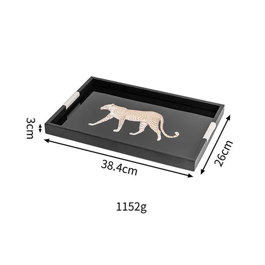 Bandeja Decorativa Leopardo - Popbox Home Design