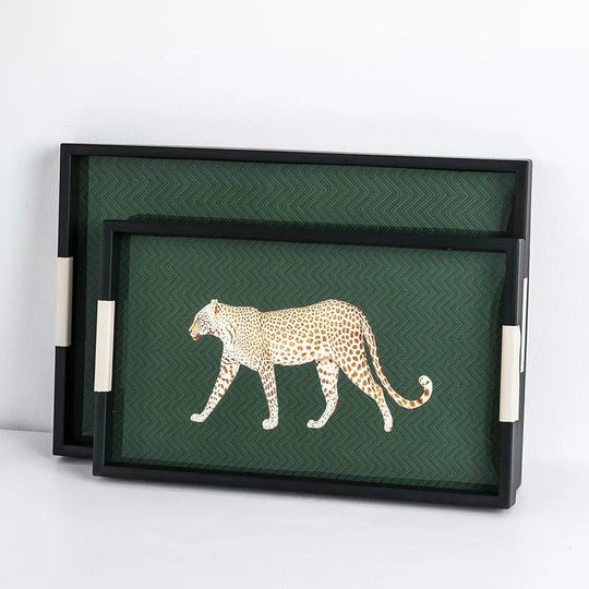 Bandeja Decorativa Leopardo - Popbox Home Design
