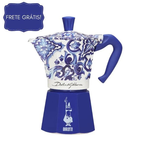 Cafeteira Moka Dolce & Gabbana Blu Mediterrâneo - Popbox Home Design
