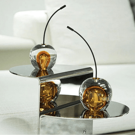 Centro de Mesa Cereja Gold - Popbox Home Design