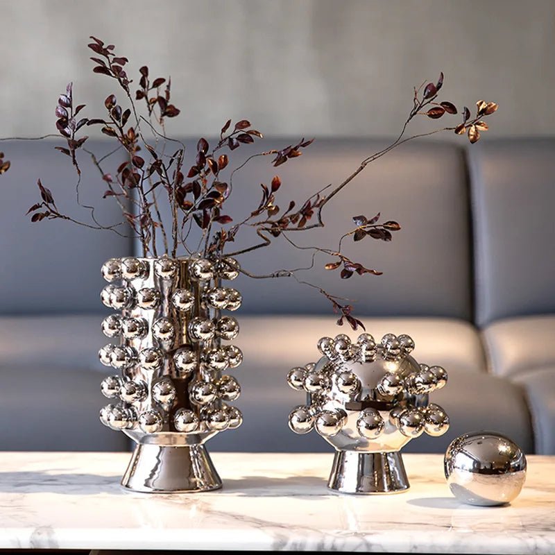 Centro de Mesa Chrome Dots - Popbox Home Design