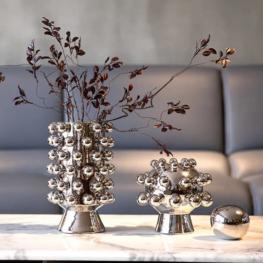 Centro de Mesa Chrome Dots - Popbox Home Design