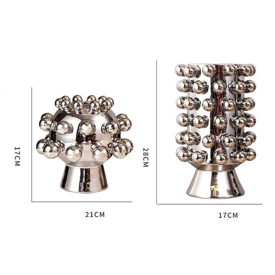 Centro de Mesa Chrome Dots - Popbox Home Design