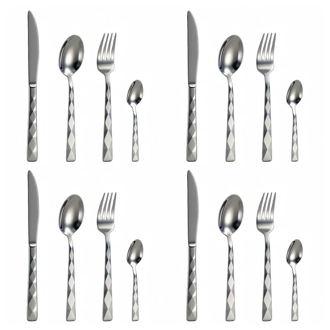 Conjunto Talheres 16 Peças Inox - Popbox Home Design