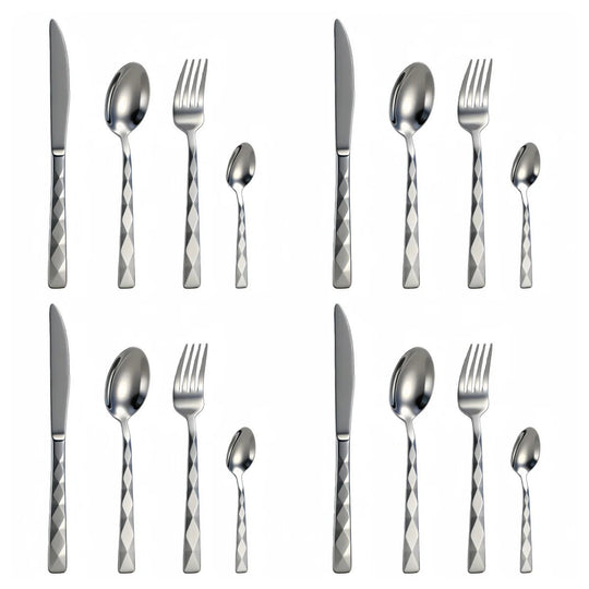 Conjunto Talheres 16 Peças Inox - Popbox Home Design
