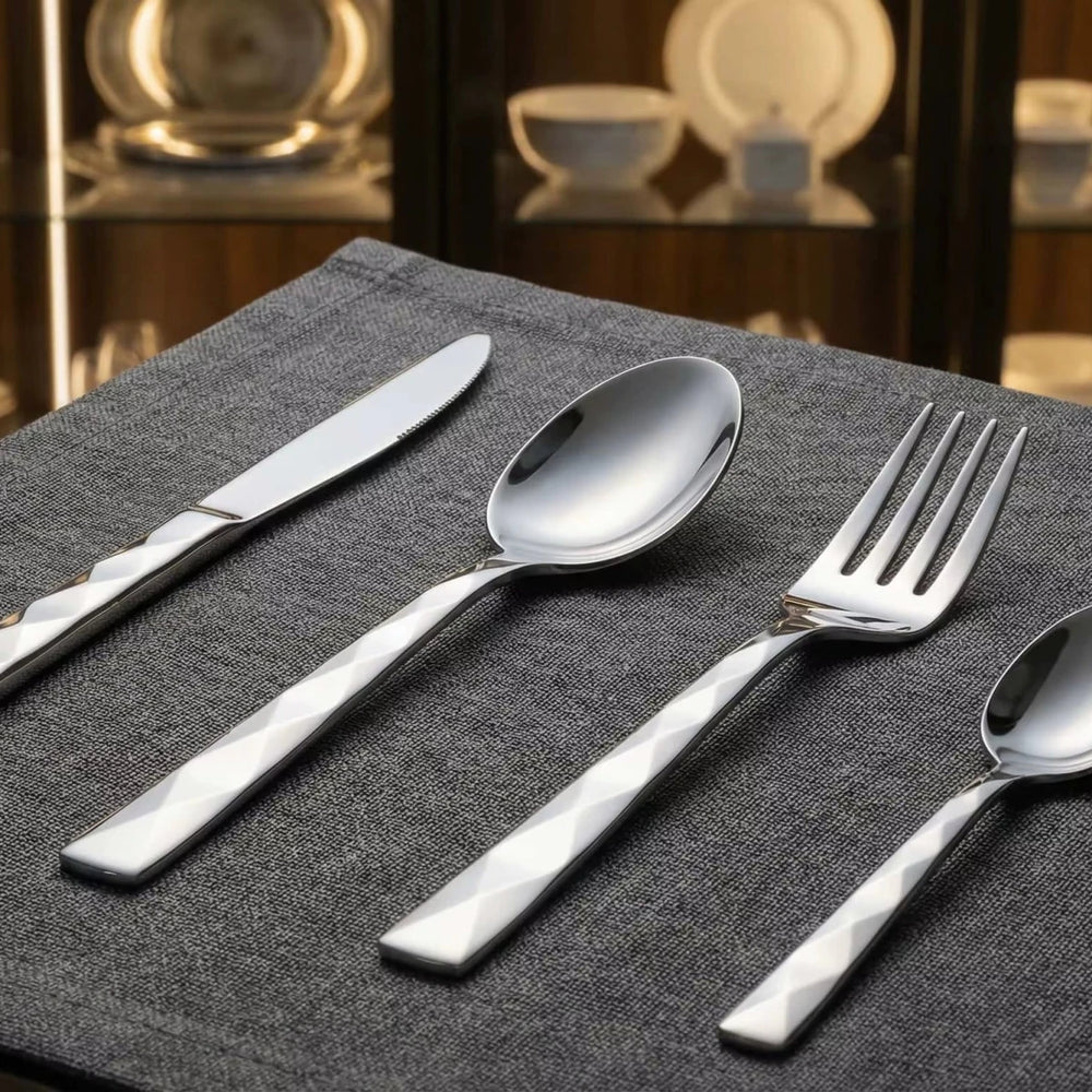Conjunto Talheres 16 Peças Inox - Popbox Home Design