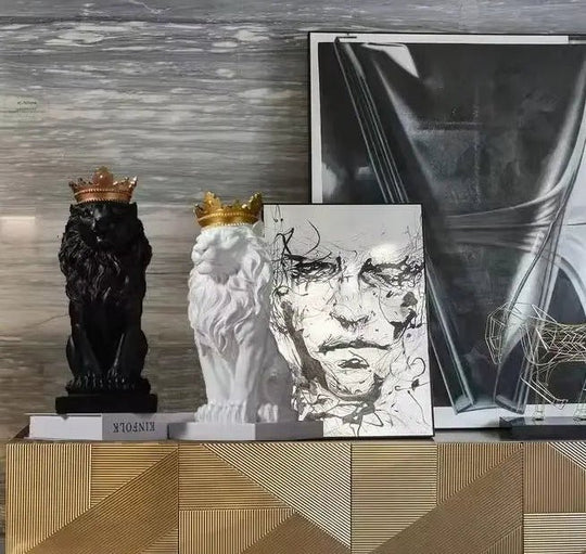 Estatueta Decorativa Leão King - Popbox Home Design