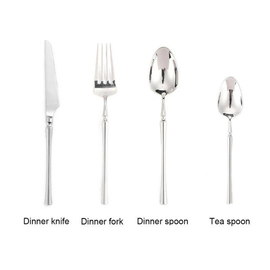 Jogo de Talheres Dinner 4 Peças Inox - Popbox Home Design