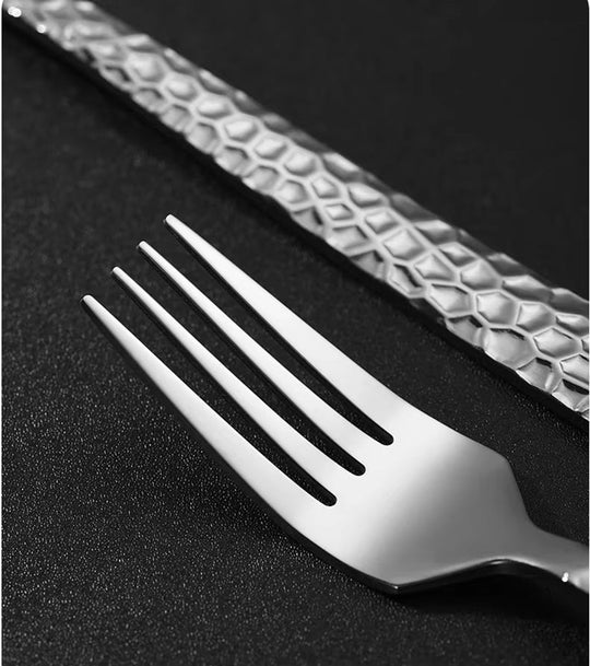Jogo de Talheres Inox Martelado - Popbox Home Design