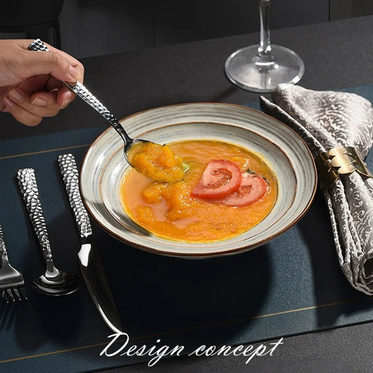 Jogo de Talheres Inox Martelado - Popbox Home Design