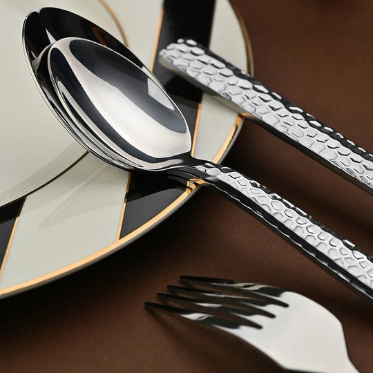 Jogo de Talheres Inox Martelado - Popbox Home Design