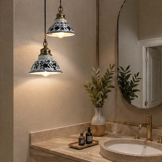 luminária pendente para lavabo banheiro