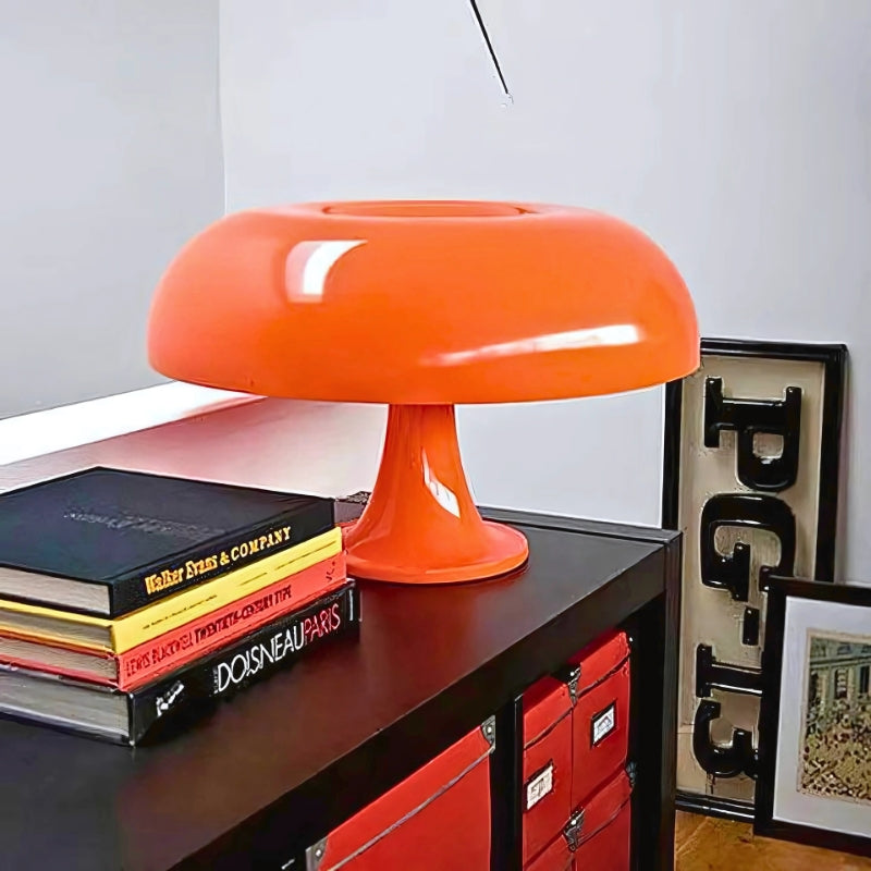 luminária cogumelo laranja popbox